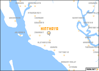 map of Hinthaya