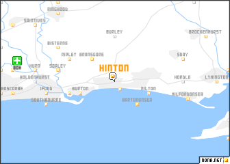 map of Hinton