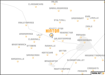 map of Hinton