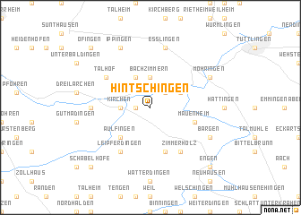 map of Hintschingen