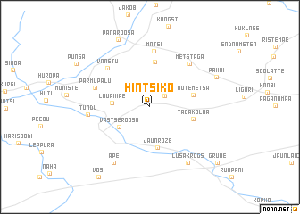 map of Hintsiko