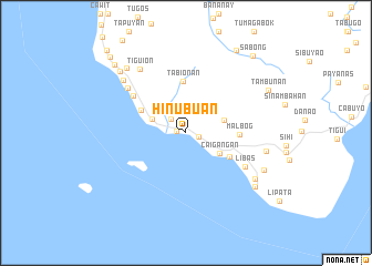 map of Hinubuan