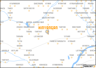 map of Hinyangan