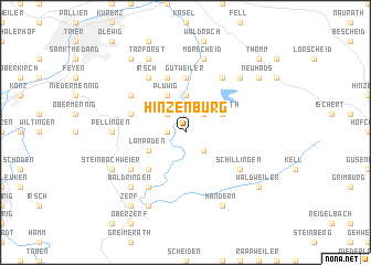 map of Hinzenburg