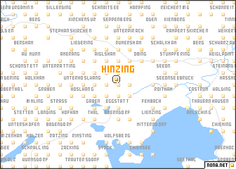 map of Hinzing