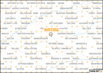 map of Hinzing