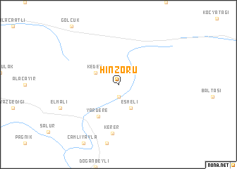 map of Hınzoru