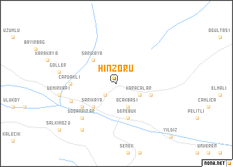 map of Hınzoru