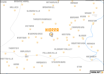 map of Hiorra