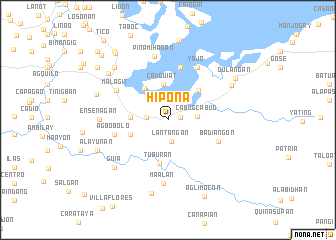 map of Hipona