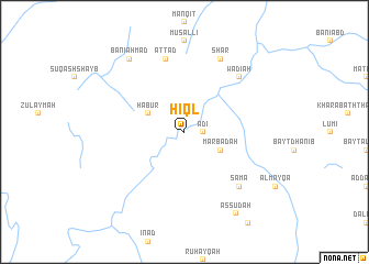 map of Ḩiql