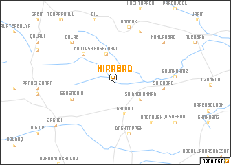 map of Hīrābād