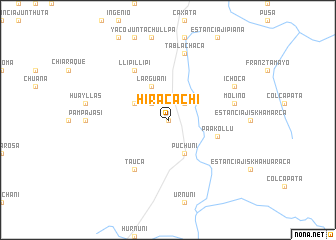 map of Hiracachi