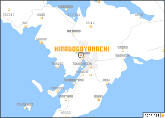 map of Hiradogoyamachi