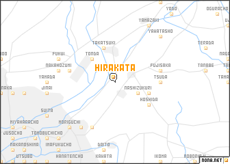 map of Hirakata