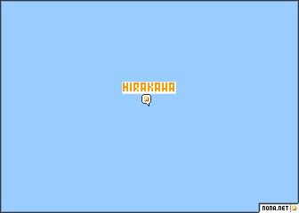 map of Hirakawa