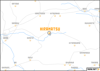 map of Hiramatsu