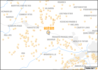 map of Hiram