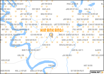 map of Hirankāndi