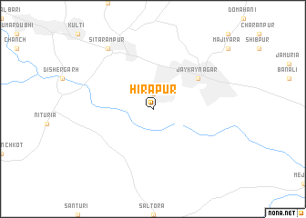 map of Hīrāpur