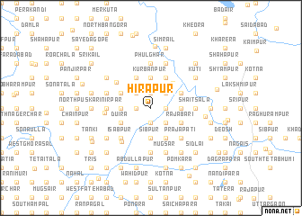 map of Hīrāpur