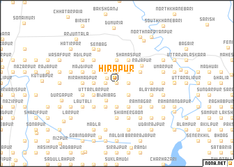 map of Hirāpur