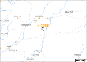 map of Hirase