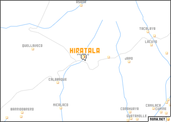 map of Hiratala