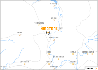 map of Hiratani