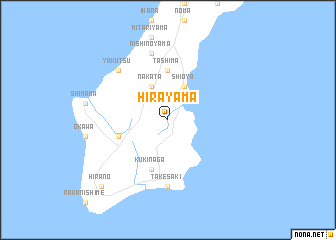 map of Hirayama