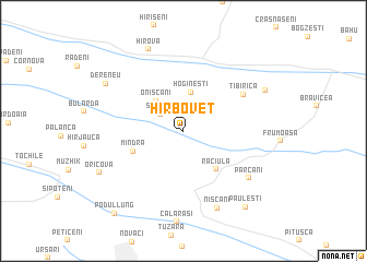 map of Hîrboveţ