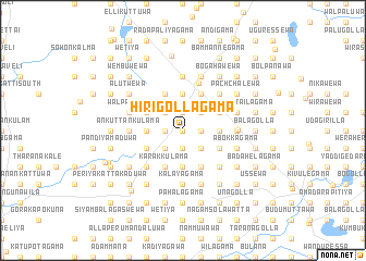 map of Hirigollagama