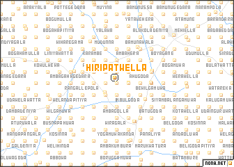 map of Hiripatwella