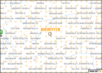 map of Hiripitiya