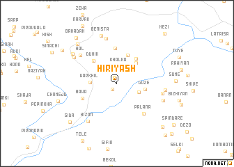 map of Hiriyash