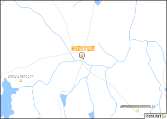 map of Hiriyūr