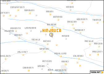 map of Hîrjauca