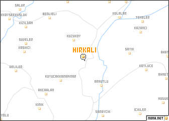map of Hırkalı