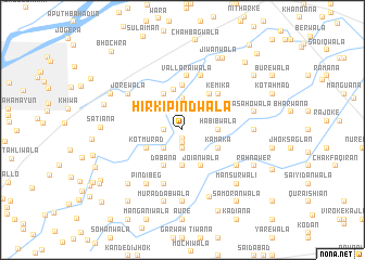 map of Hirkipindwāla