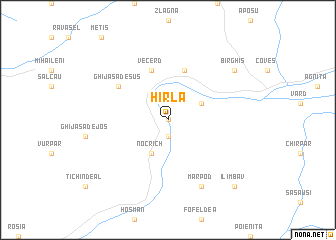 map of Hîrla