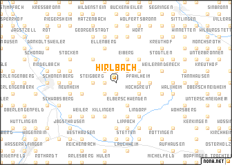 map of Hirlbach