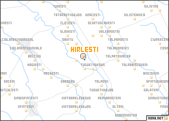 map of Hîrleşti