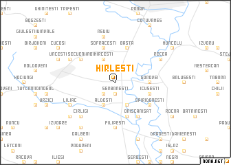 map of Hîrleşti