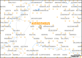 map of Hirmerhaus