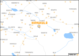 map of Hirmuküla