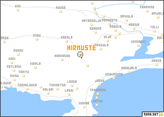 map of Hirmuste