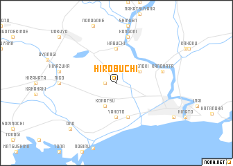 map of Hirobuchi