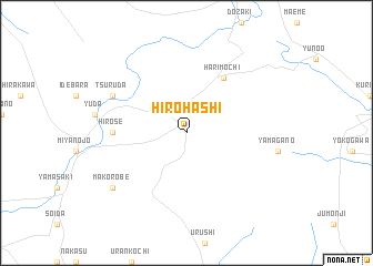 map of Hirohashi