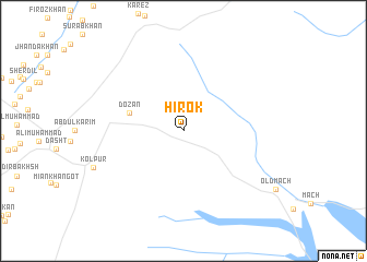 map of Hirok