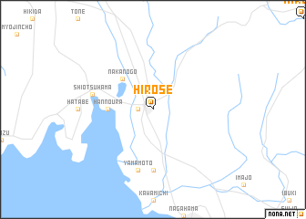 map of Hirose